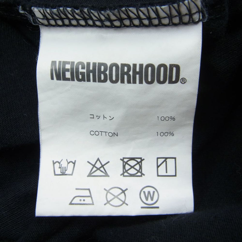 NEIGHBORHOOD ネイバーフッド 21SS 211PCNH-ST12 ZILD C-TEE ジルド ロゴ 半袖 Tシャツ ブラック系 L【中古】