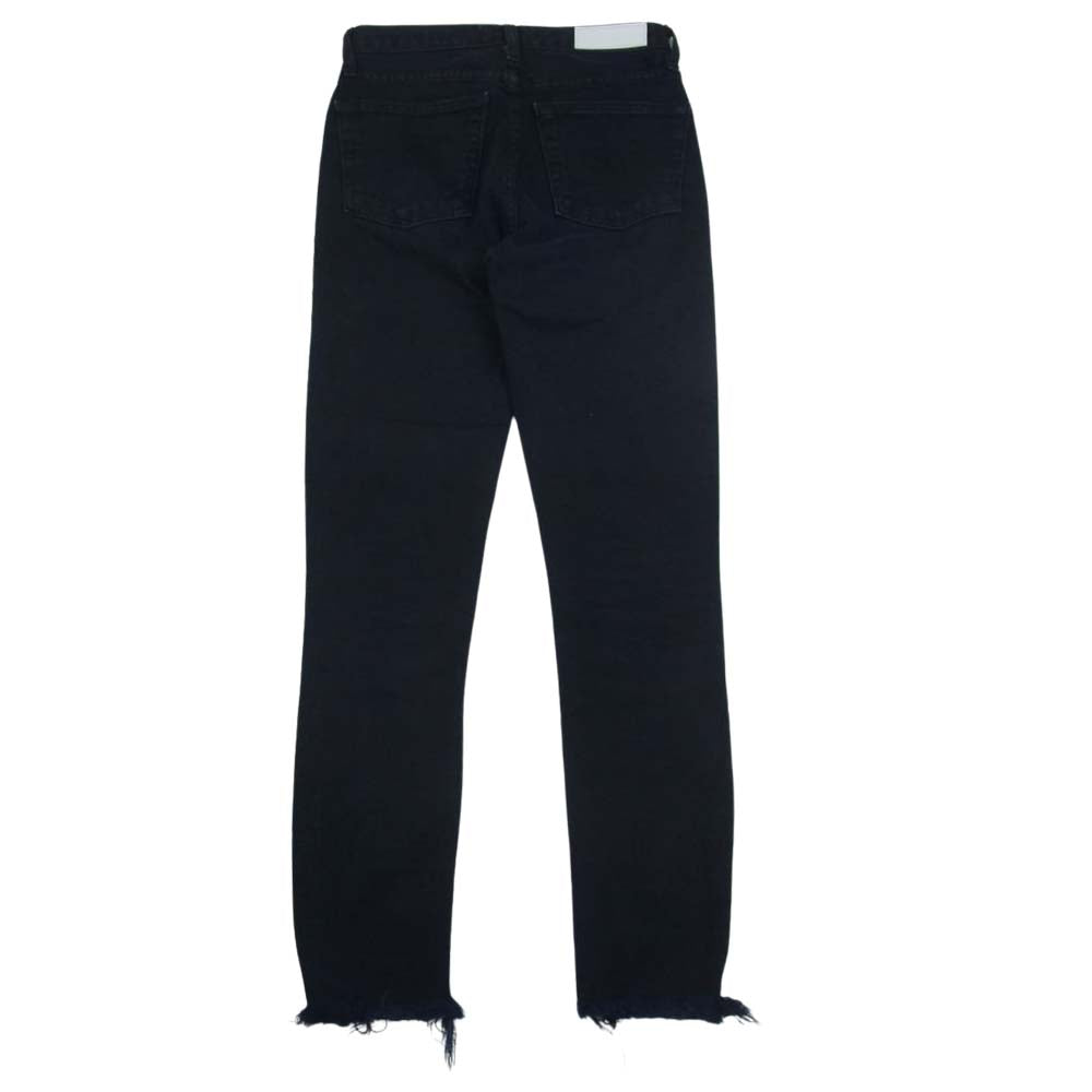 リダン 2610600465 カットオフ ストレッチ スキニー デニム パンツ ネイビー系 24【中古】