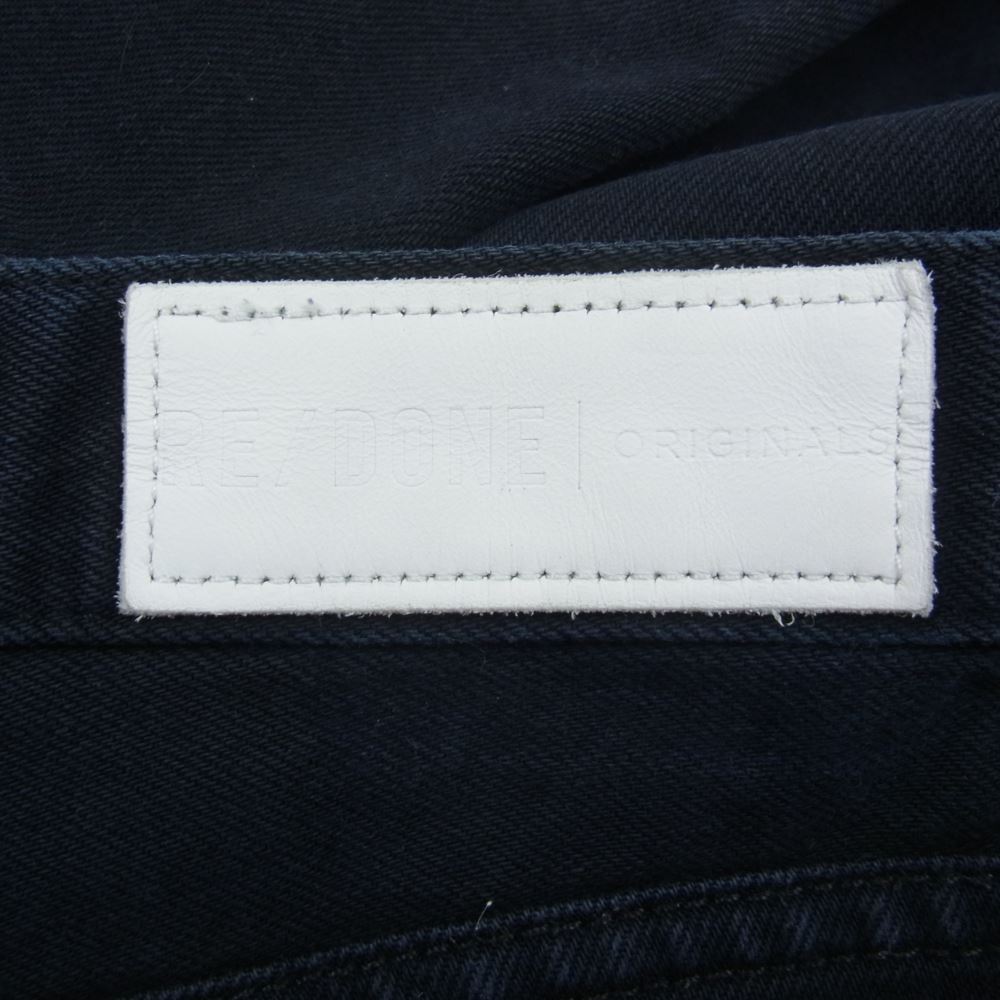 リダン 2610600465 カットオフ ストレッチ スキニー デニム パンツ ネイビー系 24【中古】