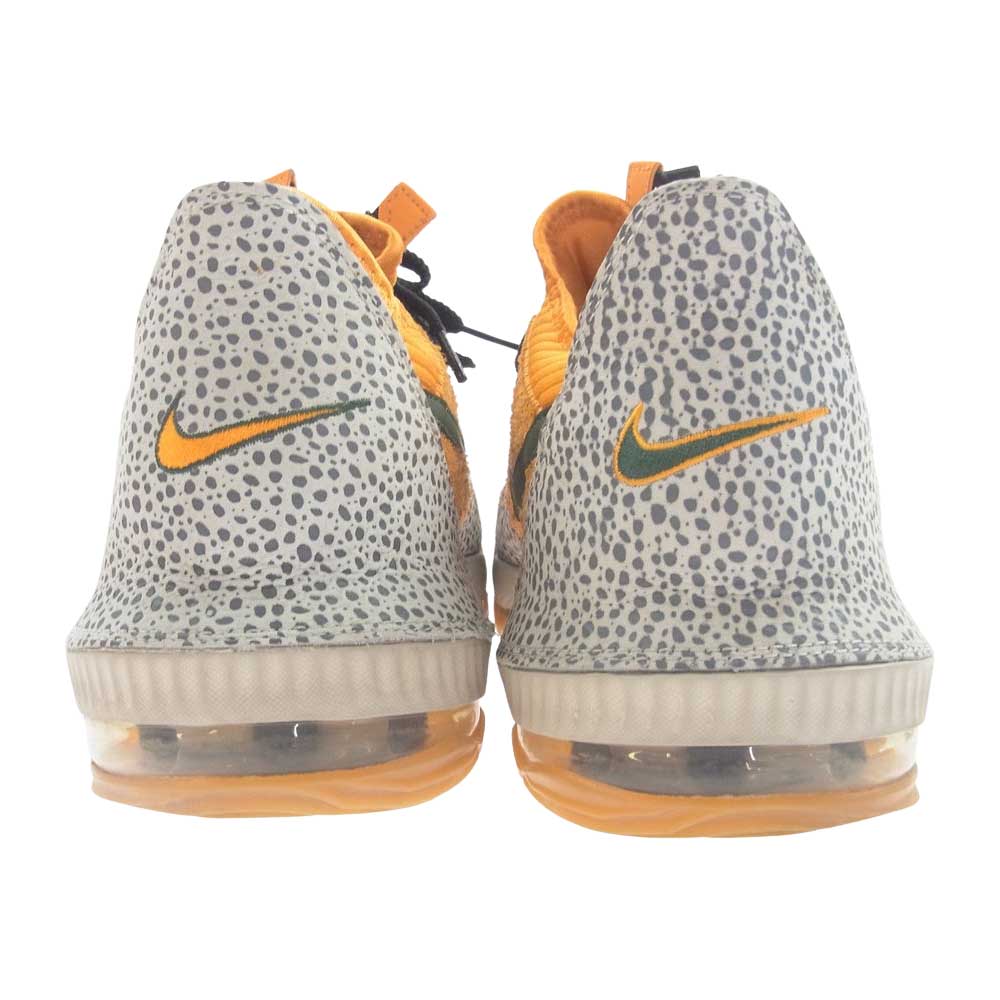 NIKE ナイキ CD9471-800 ATMOS LEBRON 16 LOW SAFARI アトモス レブロン ロー サファリ スニーカー オレンジ系 28.5cm【中古】