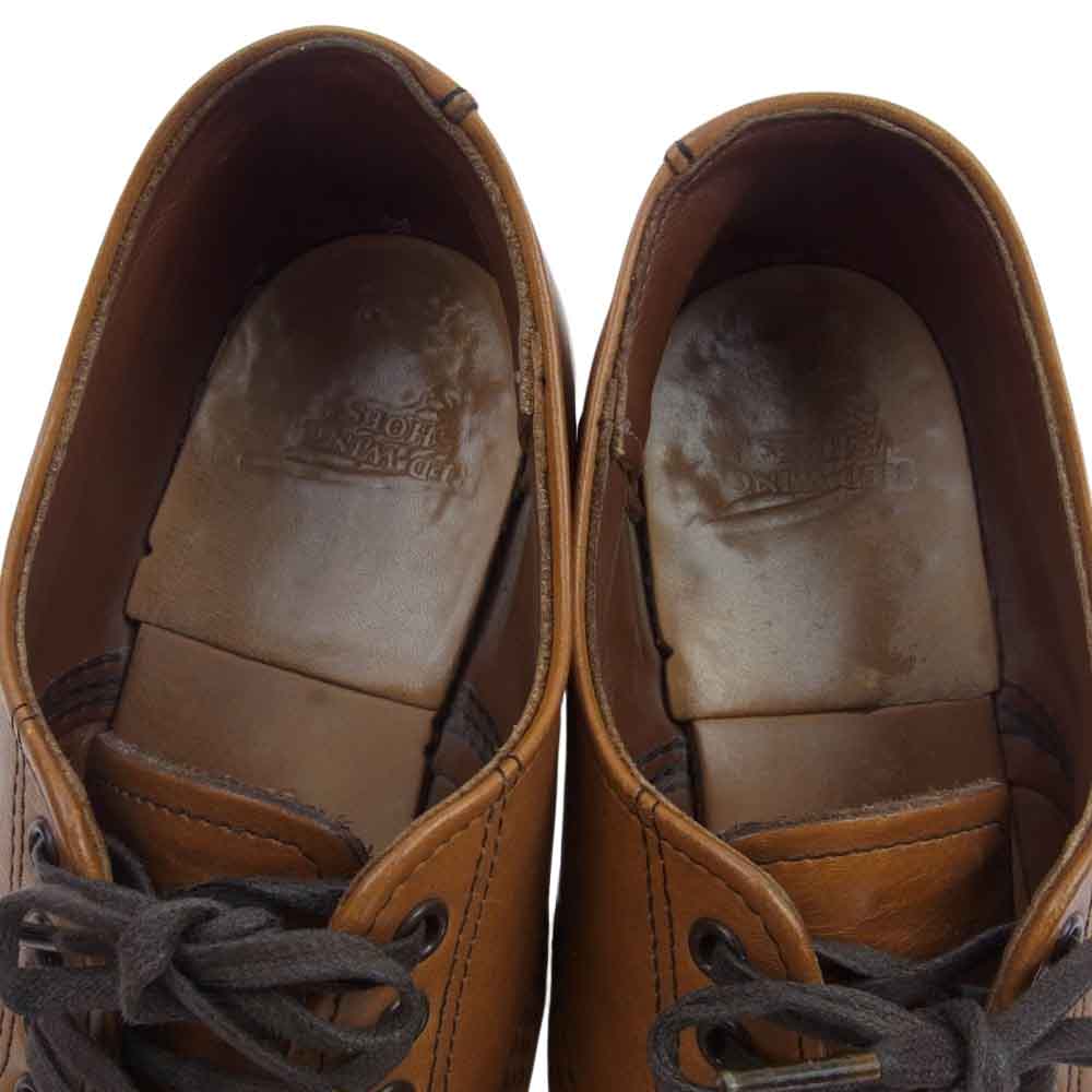 RED WING レッドウィング 9044 ベックマン オックスフォード ワークブーツ ローカット ブーツ ライトブラウン系 27cm【中古】