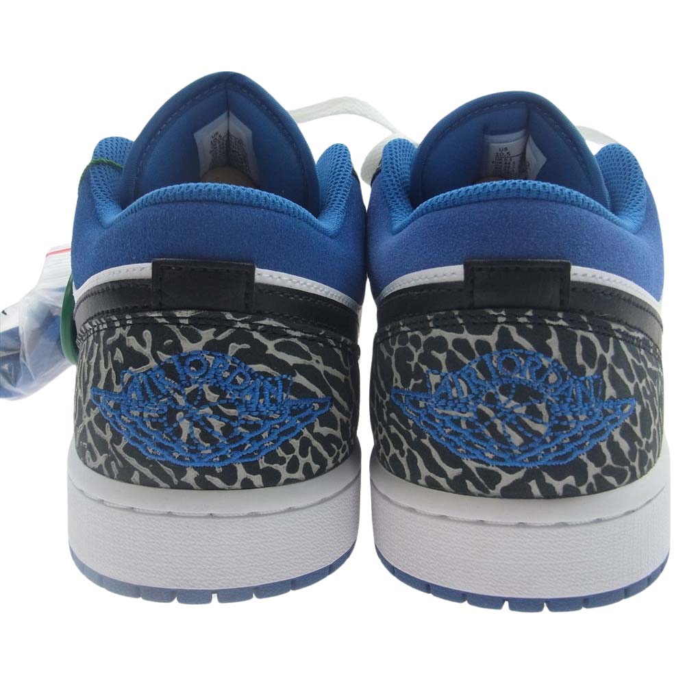 NIKE ナイキ DM1199-140 Air Jordan 1 Low True Blue エアジョーダン1 ロー トゥルー ブルー スニーカー グレー系 ホワイト系 ブルー系 28.5cm【新古品】【未使用】【中古】