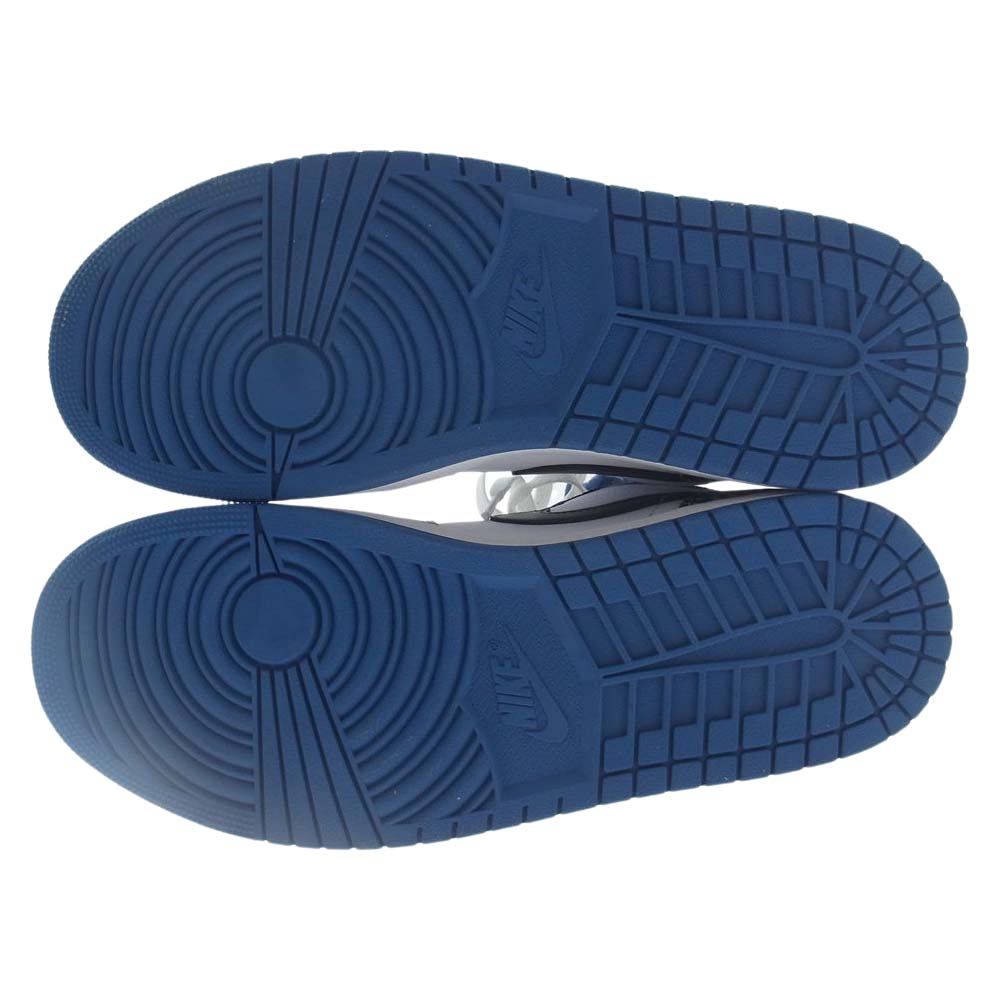 NIKE ナイキ DM1199-140 Air Jordan 1 Low True Blue エアジョーダン1 ロー トゥルー ブルー スニーカー グレー系 ホワイト系 ブルー系 28.5cm【新古品】【未使用】【中古】
