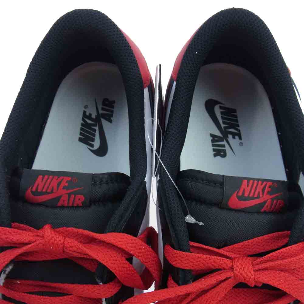 NIKE ナイキ CZ0790-106 Air Jordan 1 Retro Low OG Black Toe エアジョーダン1 レトロ ロー OG ブラック トゥ スニーカー ホワイト系 ブラック系 28.5cm【新古品】【未使用】【中古】