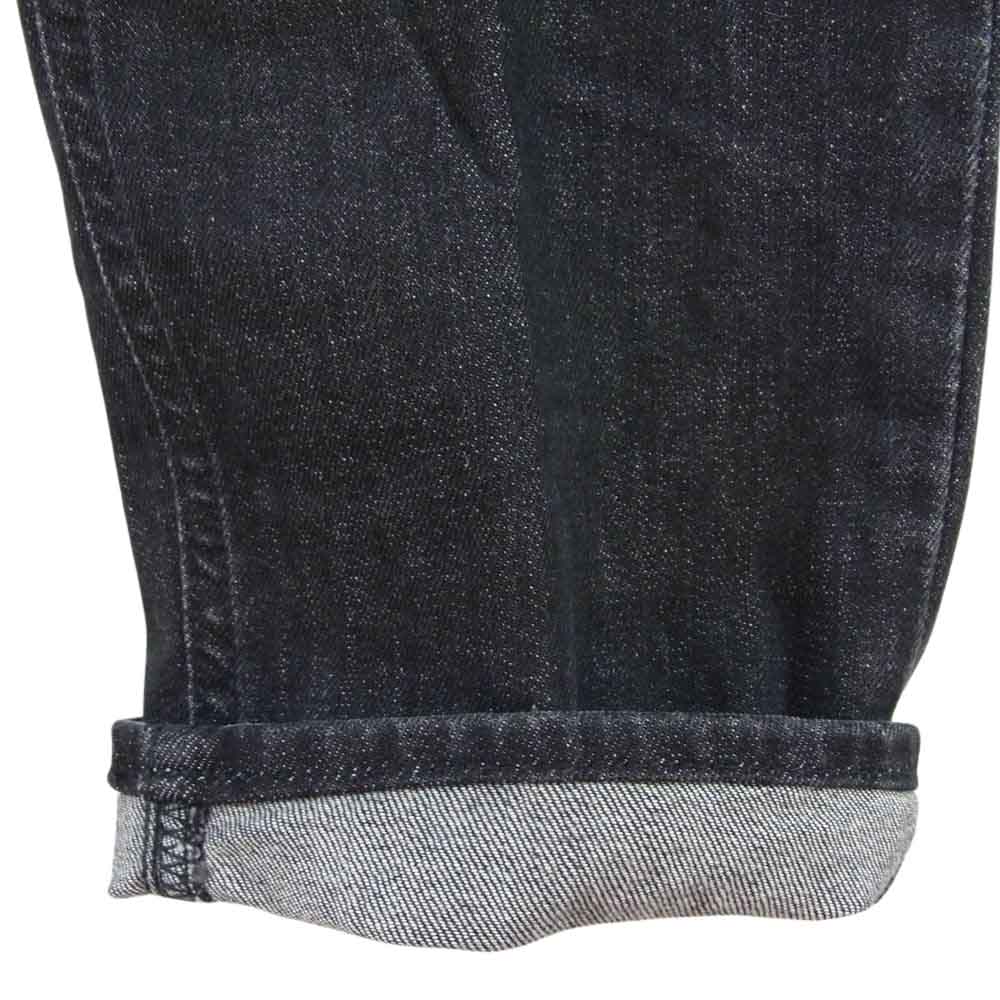 アントレアミ P22-8177-344L919 GAGA ガガ ウォッシュド クロップド ストレッチ スキニー ボタンフライ 5ポケット デニムパンツ ブラック系 33【中古】