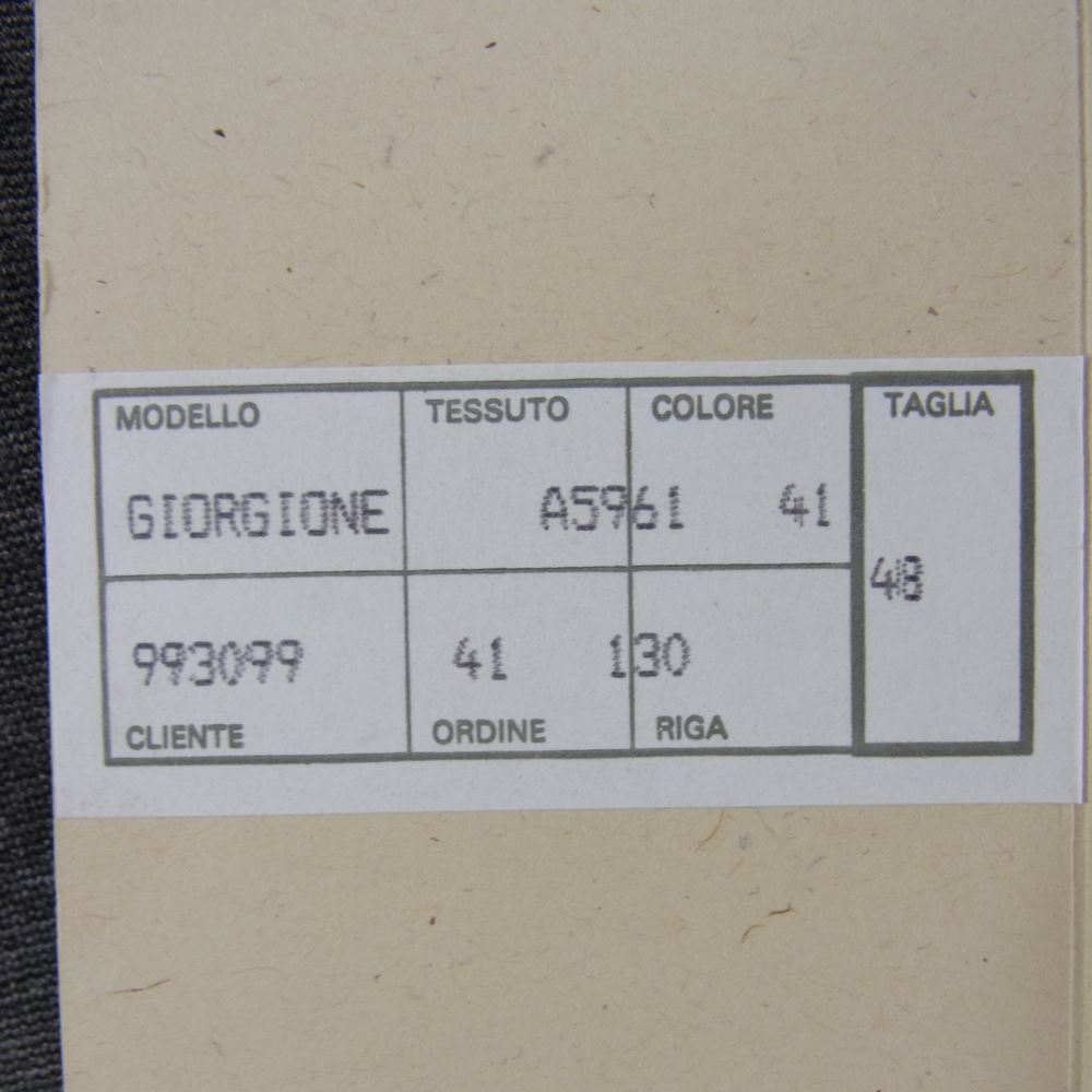 ジャブスアルキヴィオ A5961 GIORGIONE スタンダード サマー ジャージー 裾シャーリング パンツ グレー系 48【極上美品】【中古】