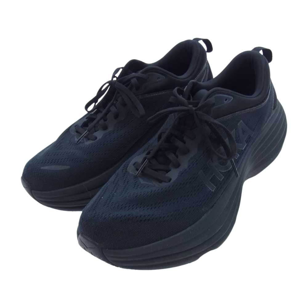 HOKA ONE ONE ホカ オネオネ 1127953 BONDI 8 ボンダイ スニーカー ブラック系 27cm【中古】
