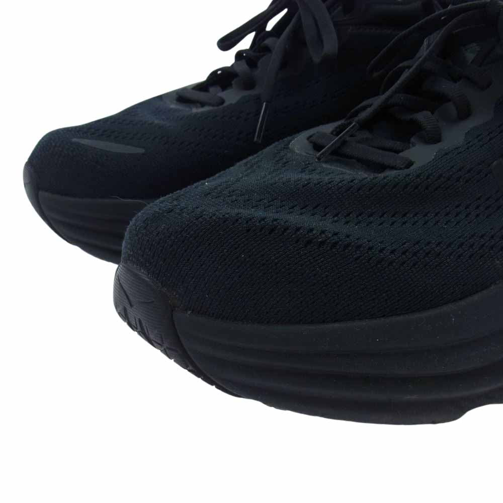 HOKA ONE ONE ホカ オネオネ 1127953 BONDI 8 ボンダイ スニーカー ブラック系 27cm【中古】