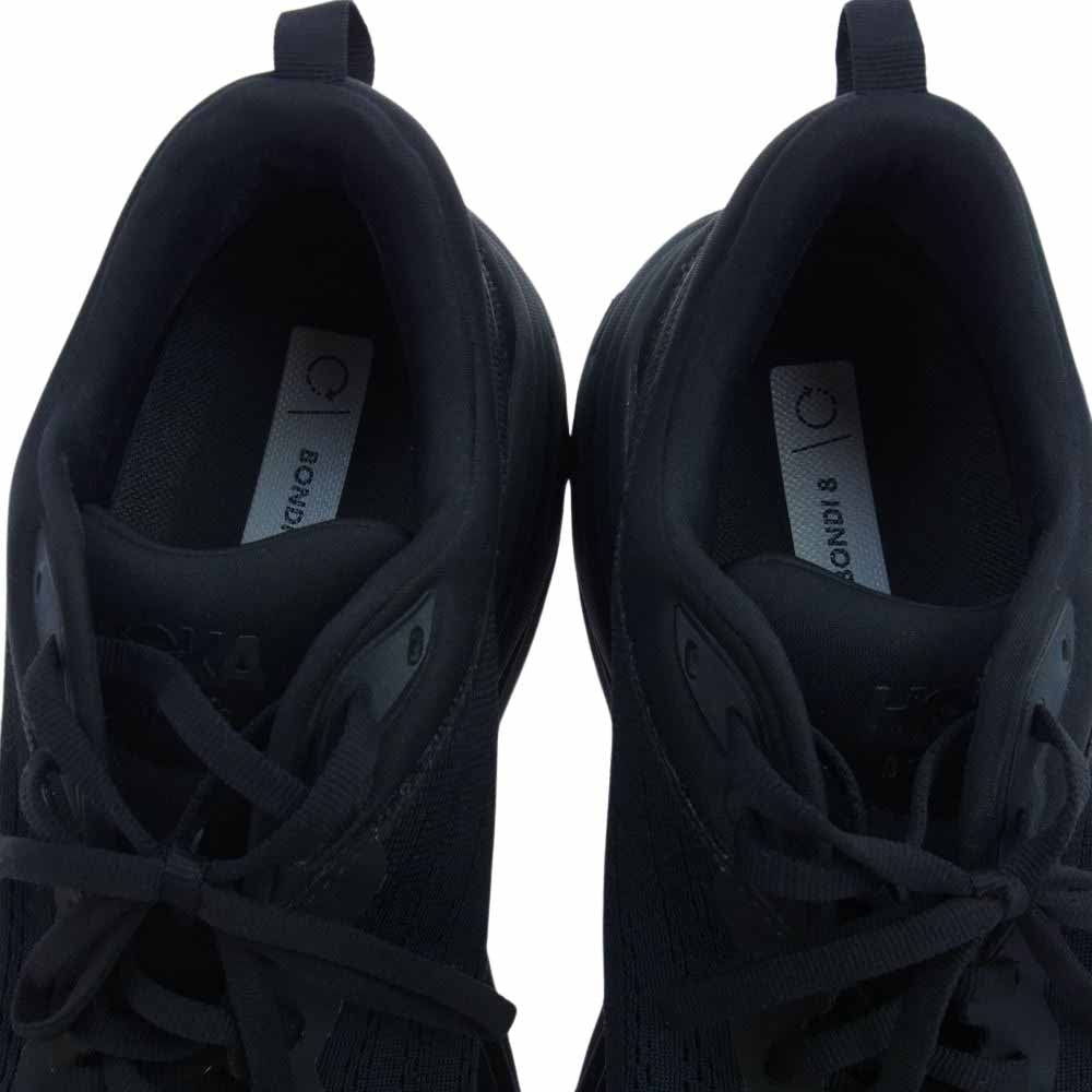 HOKA ONE ONE ホカ オネオネ 1127953 BONDI 8 ボンダイ スニーカー ブラック系 27cm【中古】