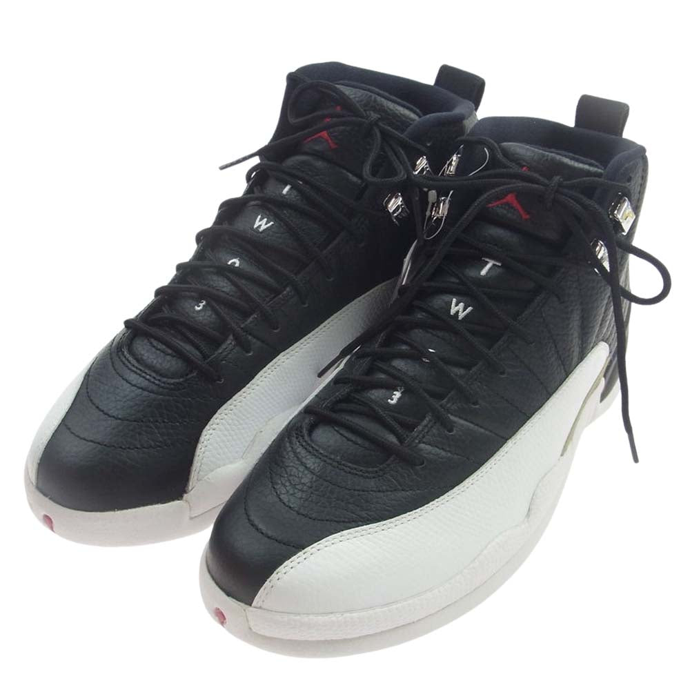 NIKE ナイキ 130690-001 Air Jordan 12 Retro Playoffs 2012 エアジョーダン 12 レトロ プレイオフ スニーカー ブラック系【極上美品】【中古】