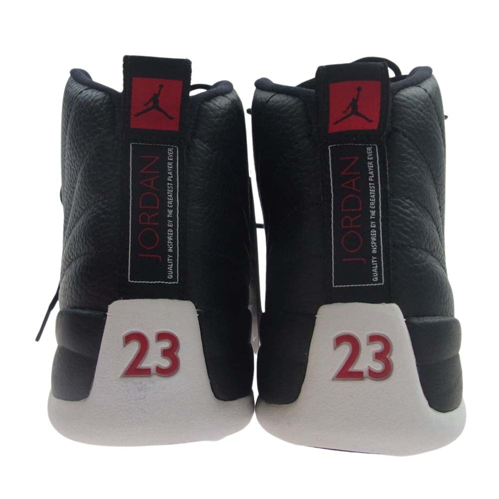 NIKE ナイキ 130690-001 Air Jordan 12 Retro Playoffs 2012 エアジョーダン 12 レトロ プレイオフ スニーカー ブラック系【極上美品】【中古】
