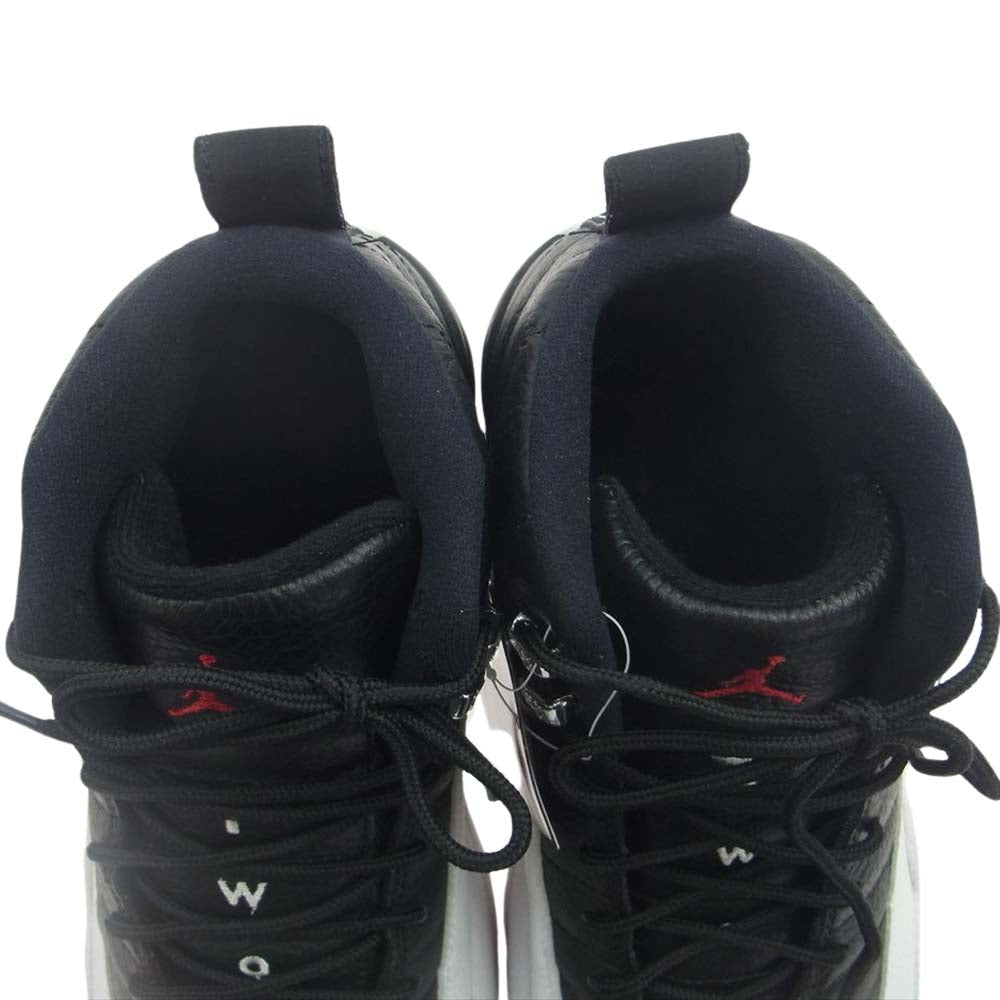 NIKE ナイキ 130690-001 Air Jordan 12 Retro Playoffs 2012 エアジョーダン 12 レトロ プレイオフ スニーカー ブラック系【極上美品】【中古】