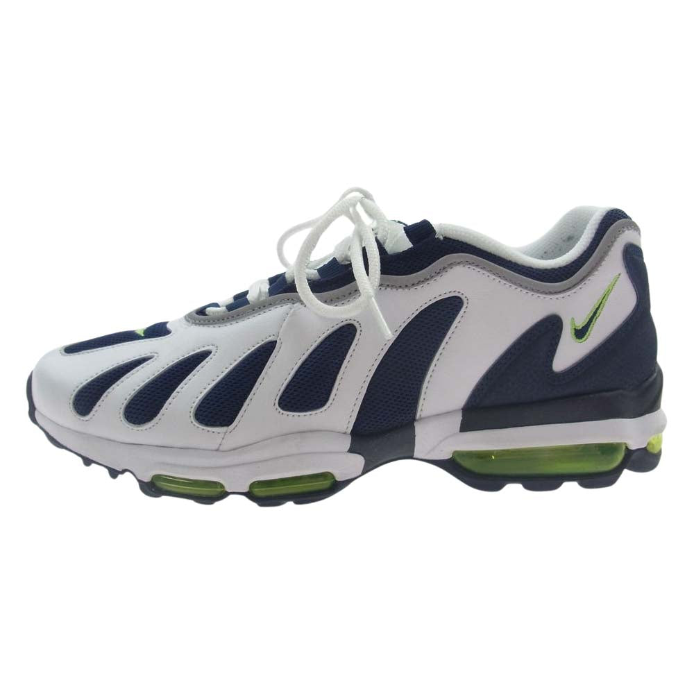 NIKE ナイキ 870165-100 Air Max 96 XX Obsidian Scream Green エアマックス 96 XX オブシディアン スクリーム グリーン スニーカー ホワイト系 ネイビー系 28cm【中古】