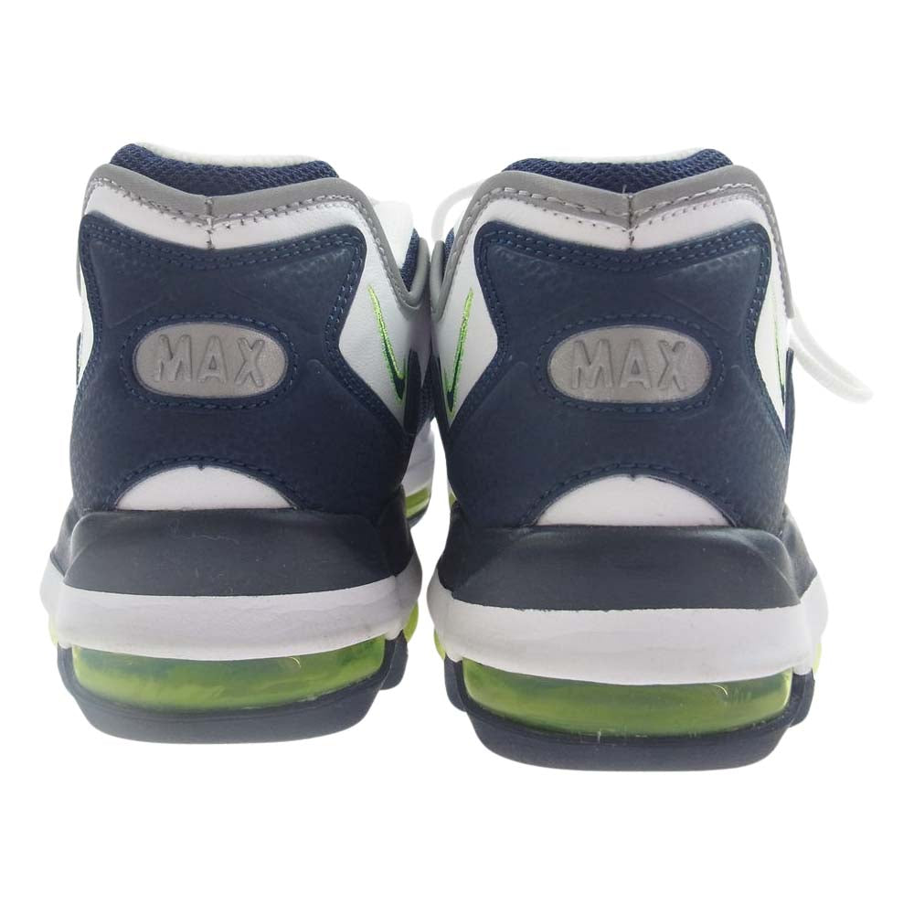 NIKE ナイキ 870165-100 Air Max 96 XX Obsidian Scream Green エアマックス 96 XX オブシディアン スクリーム グリーン スニーカー ホワイト系 ネイビー系 28cm【中古】