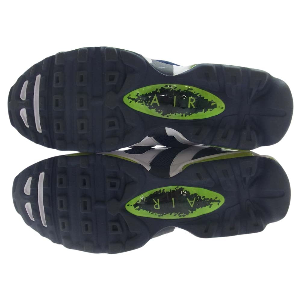 NIKE ナイキ 870165-100 Air Max 96 XX Obsidian Scream Green エアマックス 96 XX オブシディアン スクリーム グリーン スニーカー ホワイト系 ネイビー系 28cm【中古】