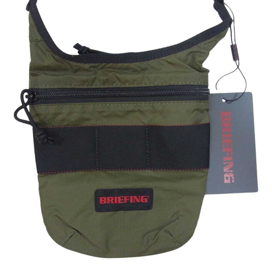 BRIEFING ブリーフィング BRA223L09 DAY TRIPPER MINI SL デイトリッパー ミニ リップストップ ショルダーバッグ カーキ系 FREE【新古品】【未使用】【中古】