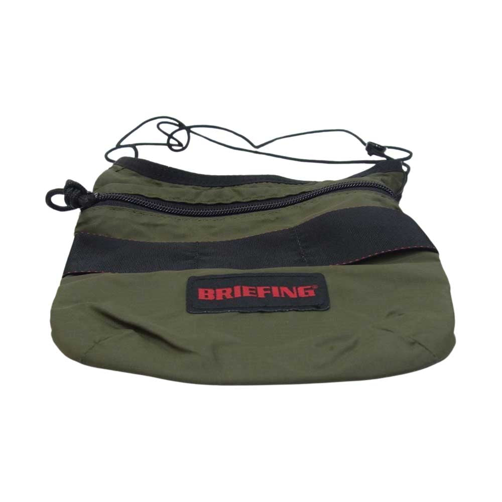 BRIEFING ブリーフィング BRA223L09 DAY TRIPPER MINI SL デイトリッパー ミニ リップストップ ショルダーバッグ カーキ系 FREE【新古品】【未使用】【中古】
