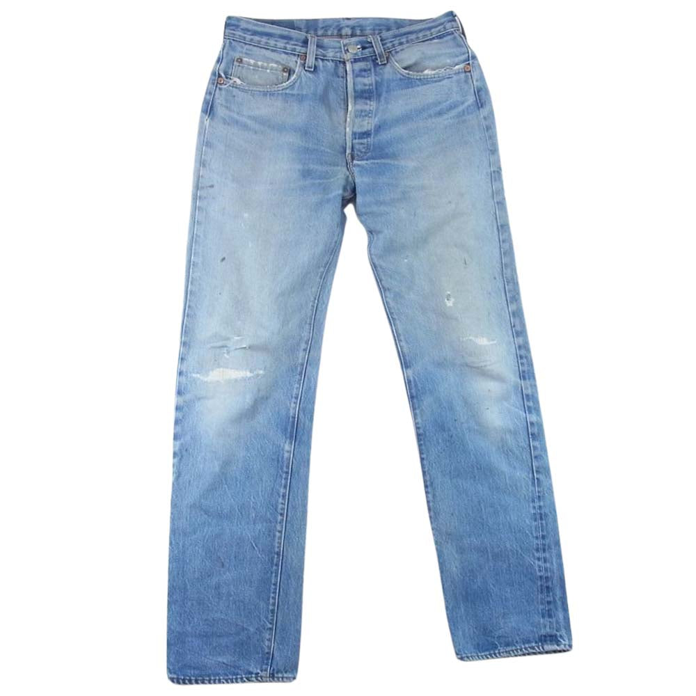 Levi's リーバイス ヴィンテージ オリジナル 501 赤耳 黒カンヌキ ボタン裏刻印524  デニム パンツ インディゴブルー系 サイズ表記薄【中古】