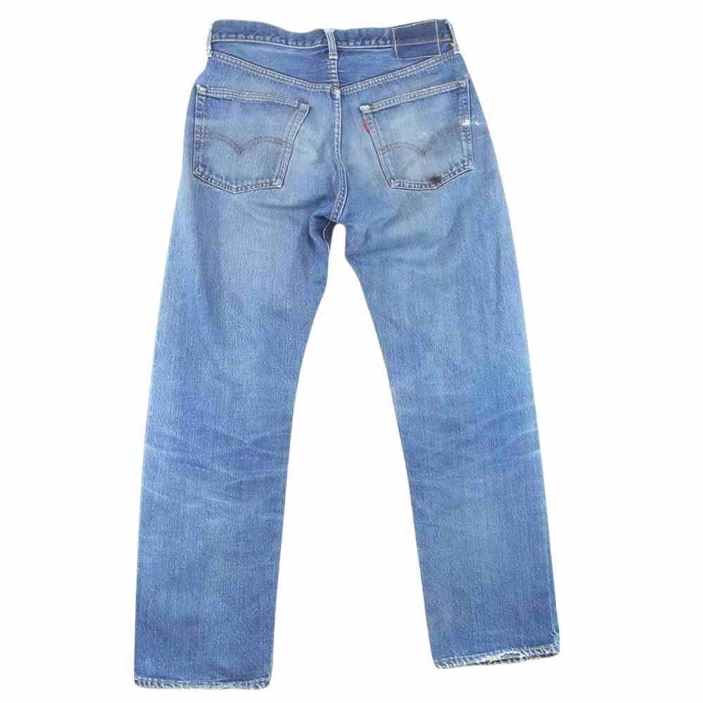 Levi's リーバイス ヴィンテージ オリジナル 501 Big E リーバイス 刻印2 ウエストチェーンステッチ 足長R デニム パンツ インディゴブルー系 サイズ表記無【中古】