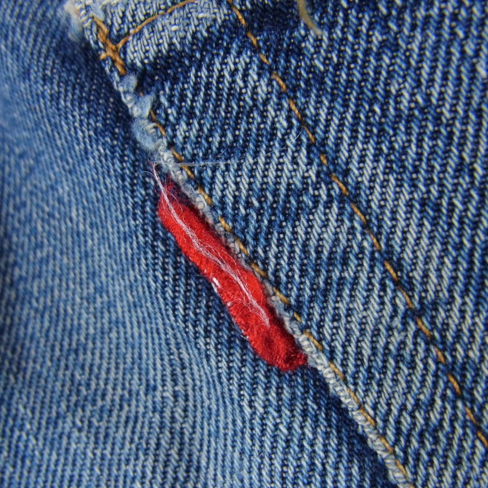 Levi's リーバイス ヴィンテージ オリジナル 501 Big E リーバイス 刻印2 ウエストチェーンステッチ 足長R デニム パンツ インディゴブルー系 サイズ表記無【中古】