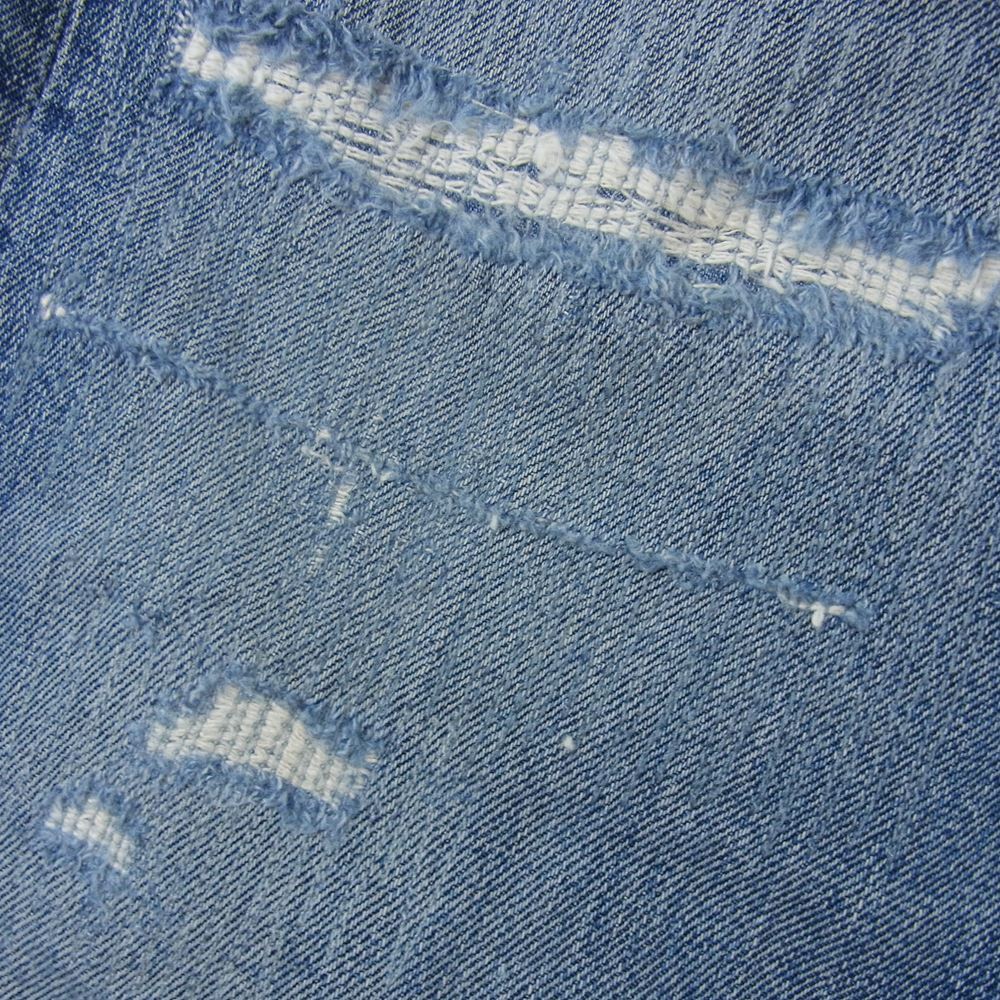 Levi's リーバイス ヴィンテージ オリジナル 501 Big E リーバイス 刻印2 ウエストチェーンステッチ 足長R デニム パンツ インディゴブルー系 サイズ表記無【中古】