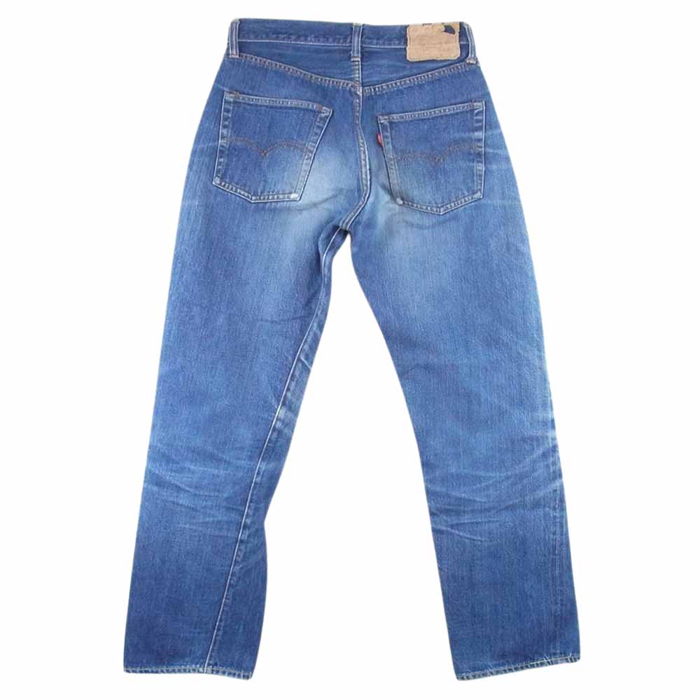 Levi's リーバイス ヴィンテージ オリジナル 501 66前期 Big E 両面不均等V 並行ステッチ デニム パンツ インディゴブルー系 サイズ表記無【中古】