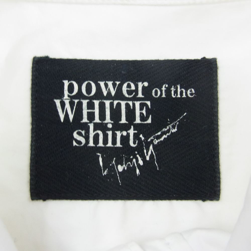 Yohji Yamamoto POUR HOMME ヨウジヤマモトプールオム 22AW HE-B50-520 ベストドッキング ストール付き 長袖 シャツ ホワイト系 2【中古】