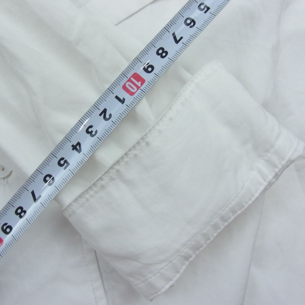 Yohji Yamamoto POUR HOMME ヨウジヤマモトプールオム 22AW HE-B50-520 ベストドッキング ストール付き 長袖 シャツ ホワイト系 2【中古】