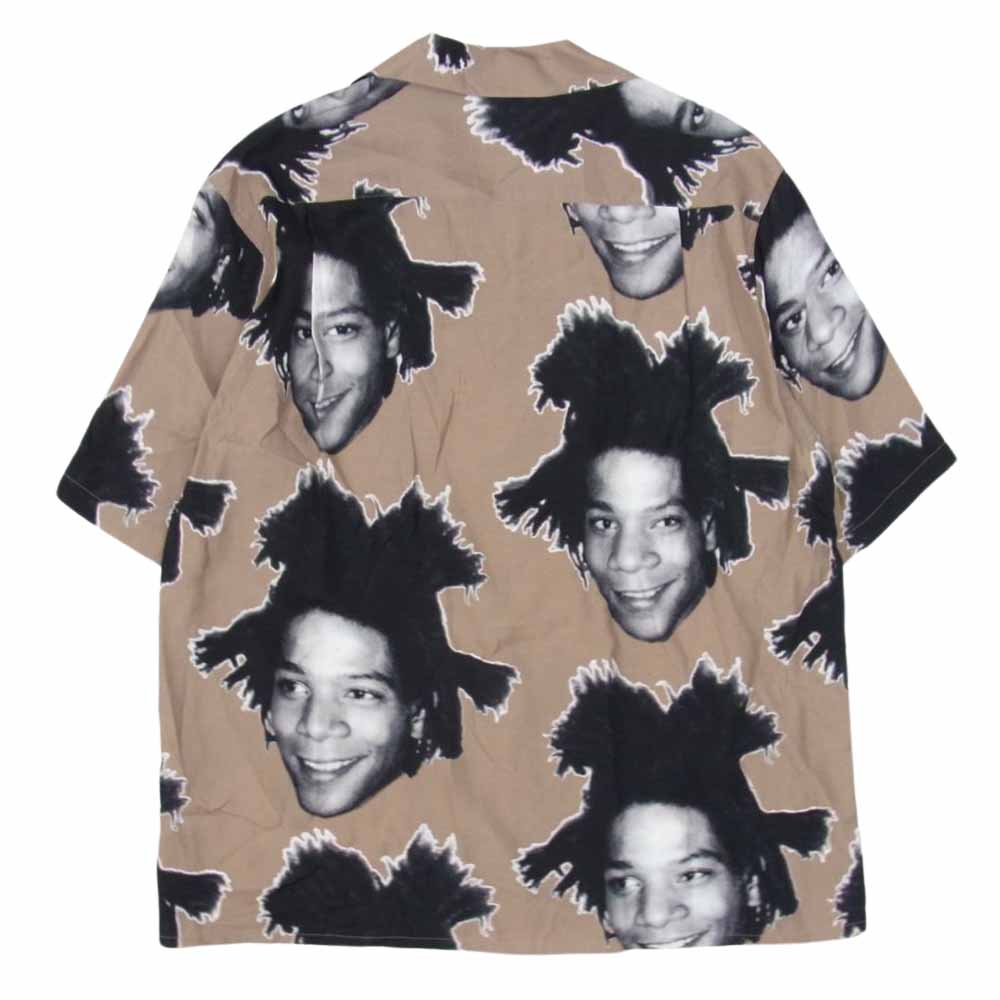 WACKO MARIA ワコマリア 23SS BASQUIAT-WM-HI12 JEAN-MICHEL BASQUIA HAWAIIAN SHIRT ジャンミシェルバスキア 半袖 ハワイアン シャツ M【中古】