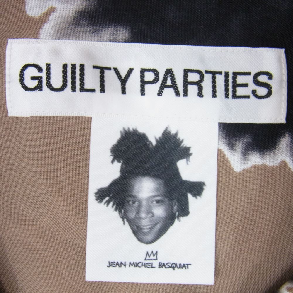WACKO MARIA ワコマリア 23SS BASQUIAT-WM-HI12 JEAN-MICHEL BASQUIA HAWAIIAN SHIRT ジャンミシェルバスキア 半袖 ハワイアン シャツ M【中古】