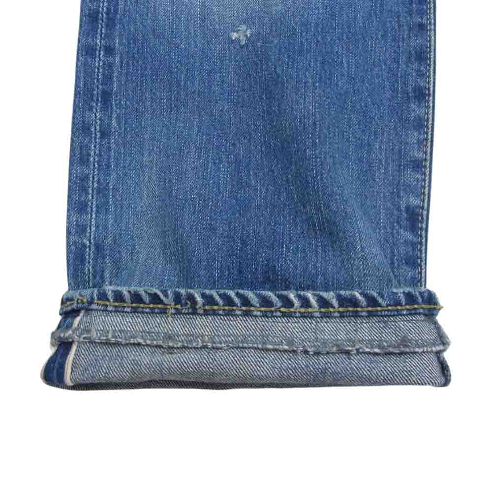 HYSTERIC GLAMOUR ヒステリックグラマー 4AP-2104 SP加工 小窓リメイク セルビッチ スタッズ デニム パンツ インディゴブルー系 34【美品】【中古】