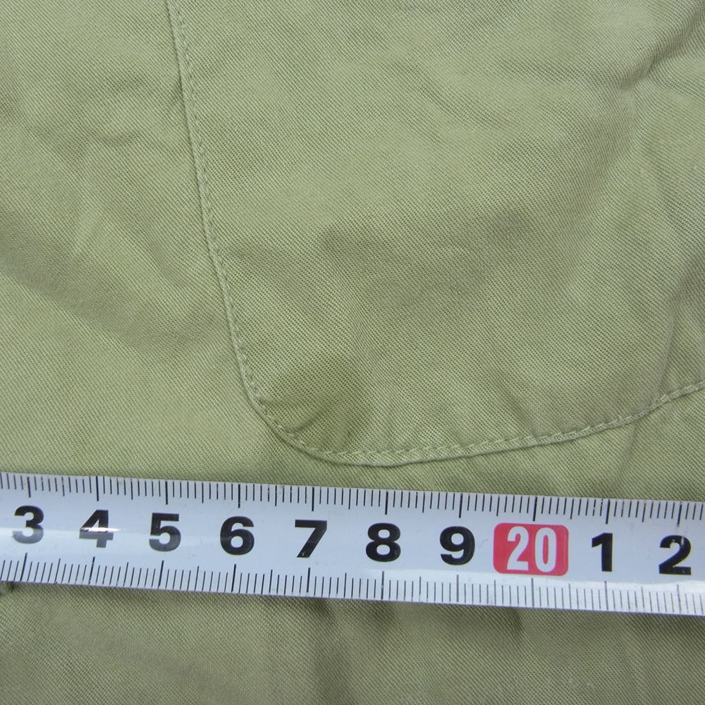 WEIRDO ウィアード 17SS WRD-17-SS-09 MECHANICAL TOYS メカニカル トイ テンセル 開襟 オープンカラー 長袖 シャツ グリーン系 M【中古】