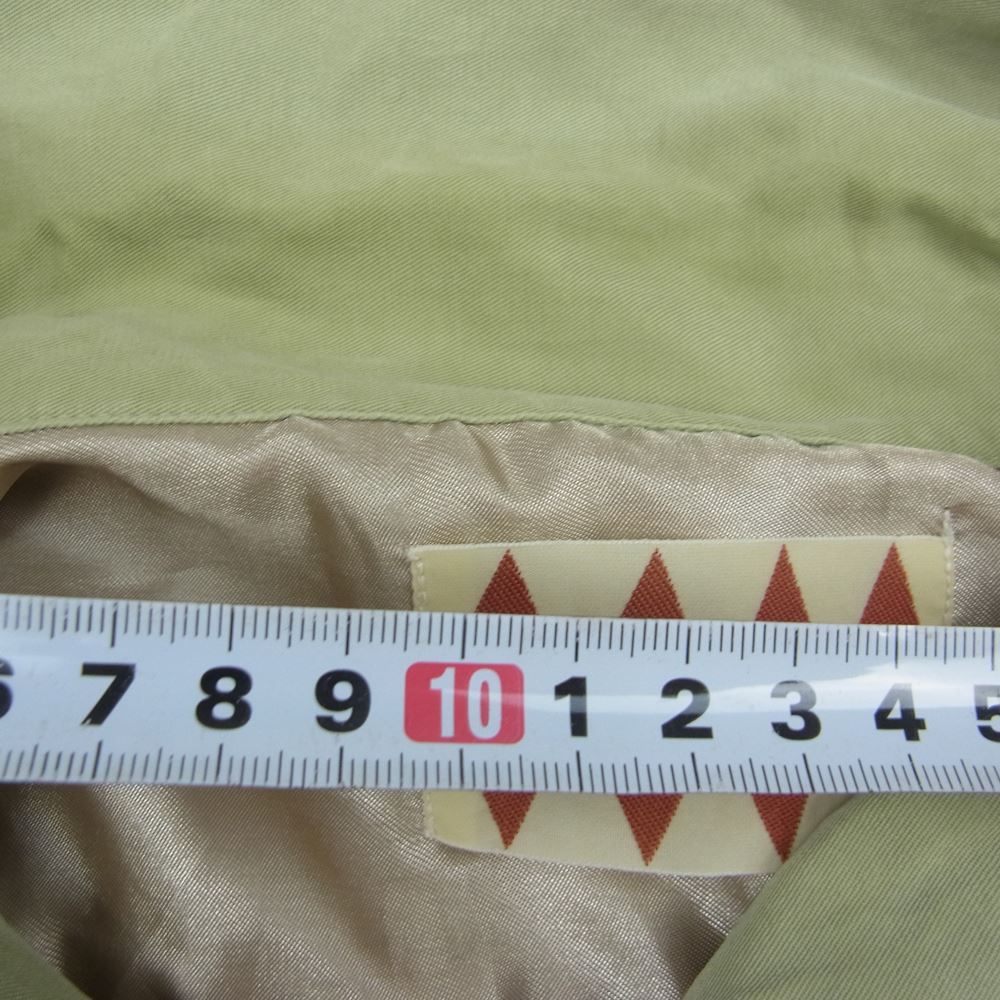 WEIRDO ウィアード 17SS WRD-17-SS-09 MECHANICAL TOYS メカニカル トイ テンセル 開襟 オープンカラー 長袖 シャツ グリーン系 M【中古】