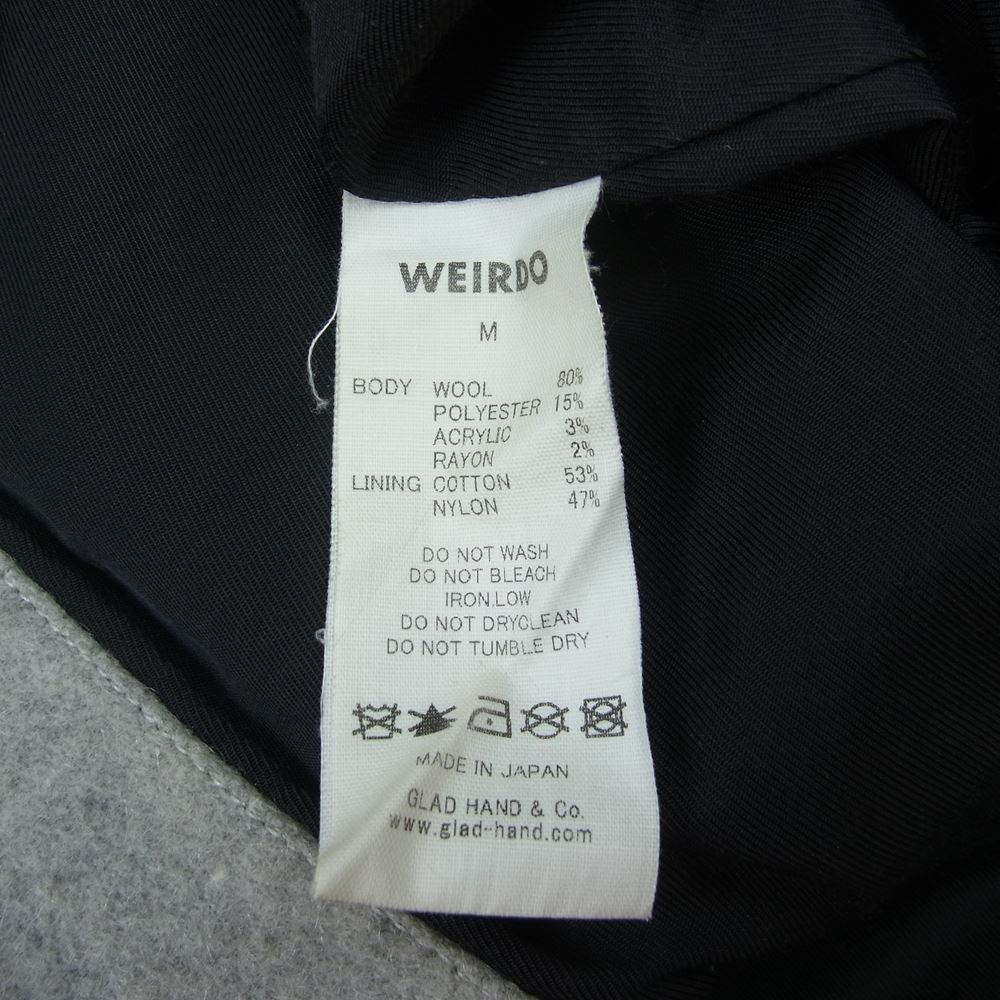 WEIRDO ウィアード 16AW WRD-16-AW-06 FUCK U VEST ファックユー ベスト グレー系 M【中古】