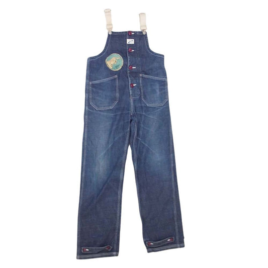 ストームベッカー SBPJ005 you ワッペン デニム オーバーオール パンツ インディゴブルー系 S【中古】