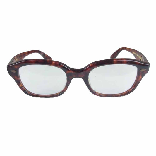 GLADHAND & Co. グラッドハンド × 丹羽雅彦 アンバー 眼鏡 アイウェア ブラウン系【中古】