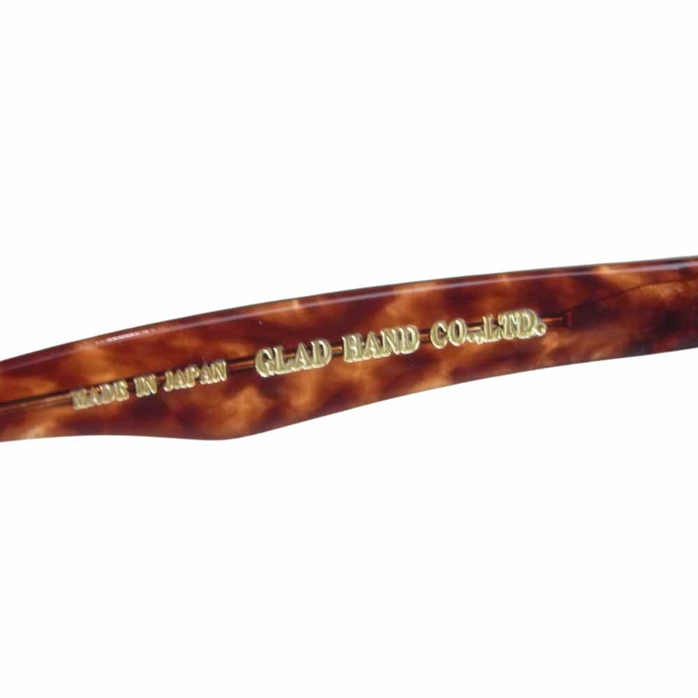 GLADHAND & Co. グラッドハンド × 丹羽雅彦 アンバー 眼鏡 アイウェア ブラウン系【中古】