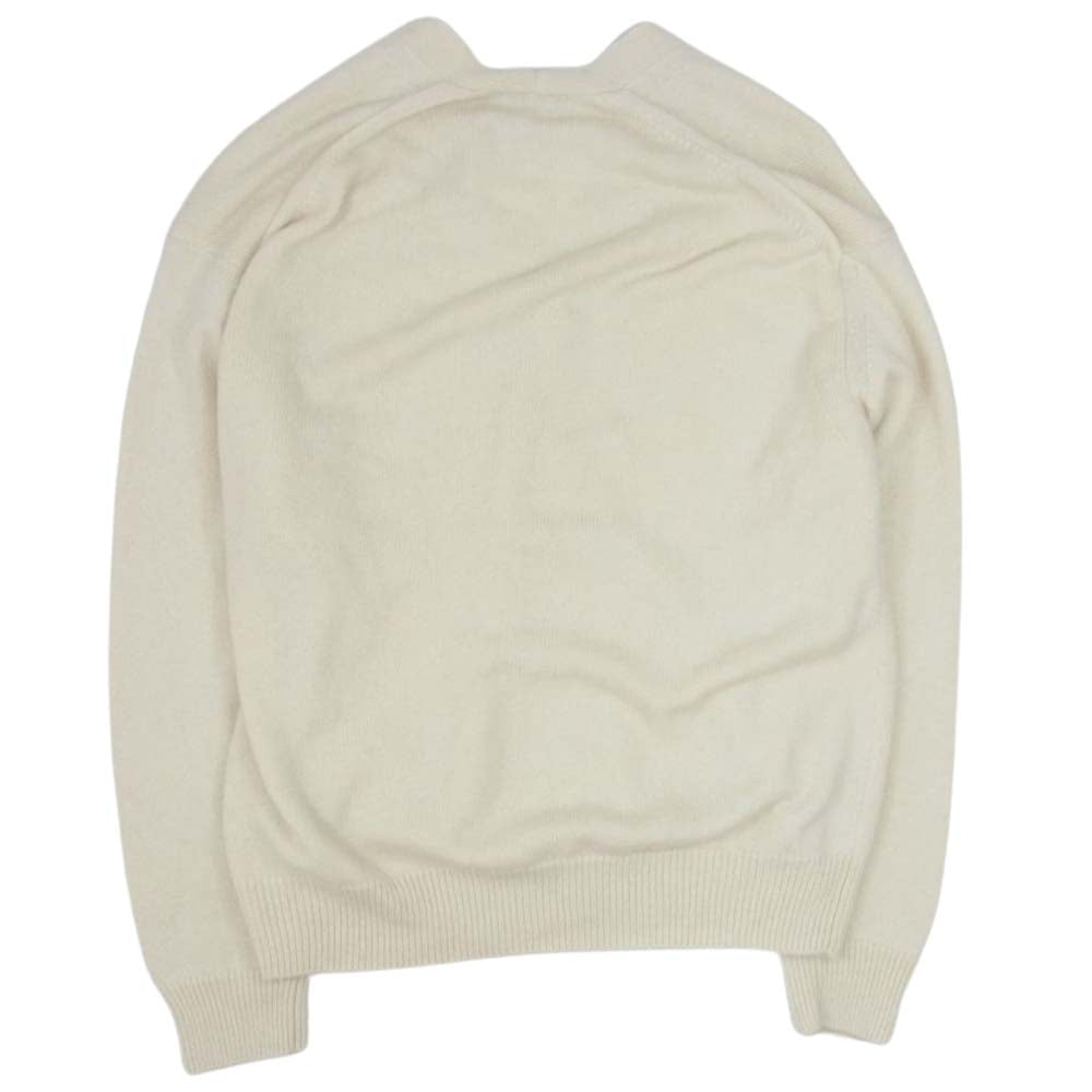 AURALEE オーラリー 20AW A20AC01BC BABY CASHMERE KNIT CARDIGAN ベビー カシミヤ ニット カーディガン オフホワイト系 3【中古】