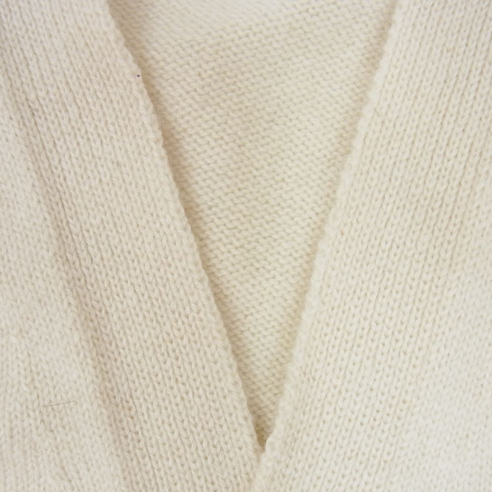 AURALEE オーラリー 20AW A20AC01BC BABY CASHMERE KNIT CARDIGAN ベビー カシミヤ ニット カーディガン オフホワイト系 3【中古】