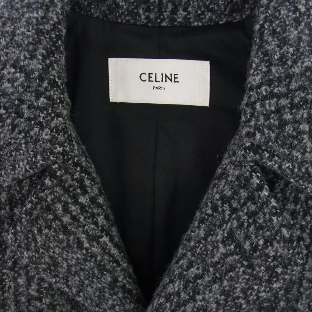 CELINE セリーヌ 19AW 2M221730E MAC COAT ツイード チェスター マック