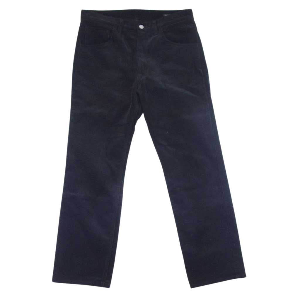 COMOLI コモリ 22AW W03-03011 CORDUROY 5POCKET PANTS コーデュロイ 5ポケット パンツ ブラック系 3【中古】