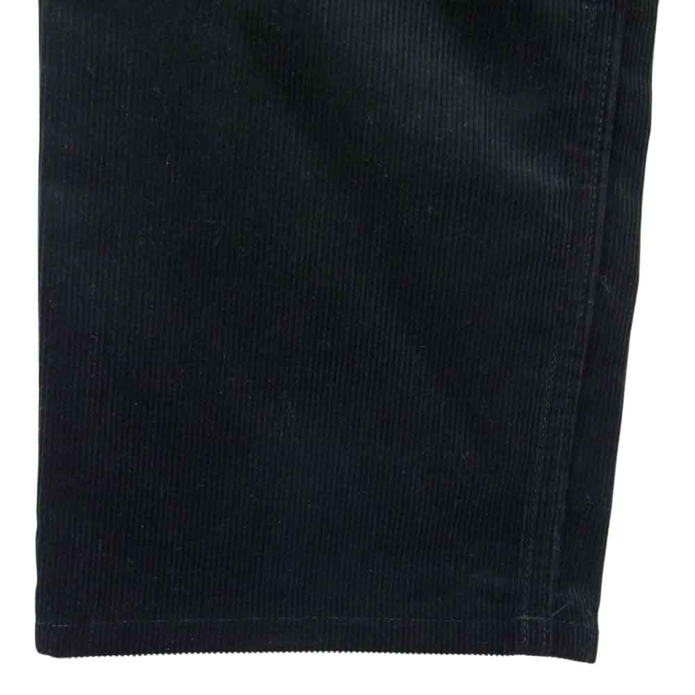 COMOLI コモリ 22AW W03-03011 CORDUROY 5POCKET PANTS コーデュロイ 5ポケット パンツ ブラック系 3【中古】 COMOLI コモリ 22AW W03-03011 CORDUROY 5POCKET PANTS コーデュロイ 5