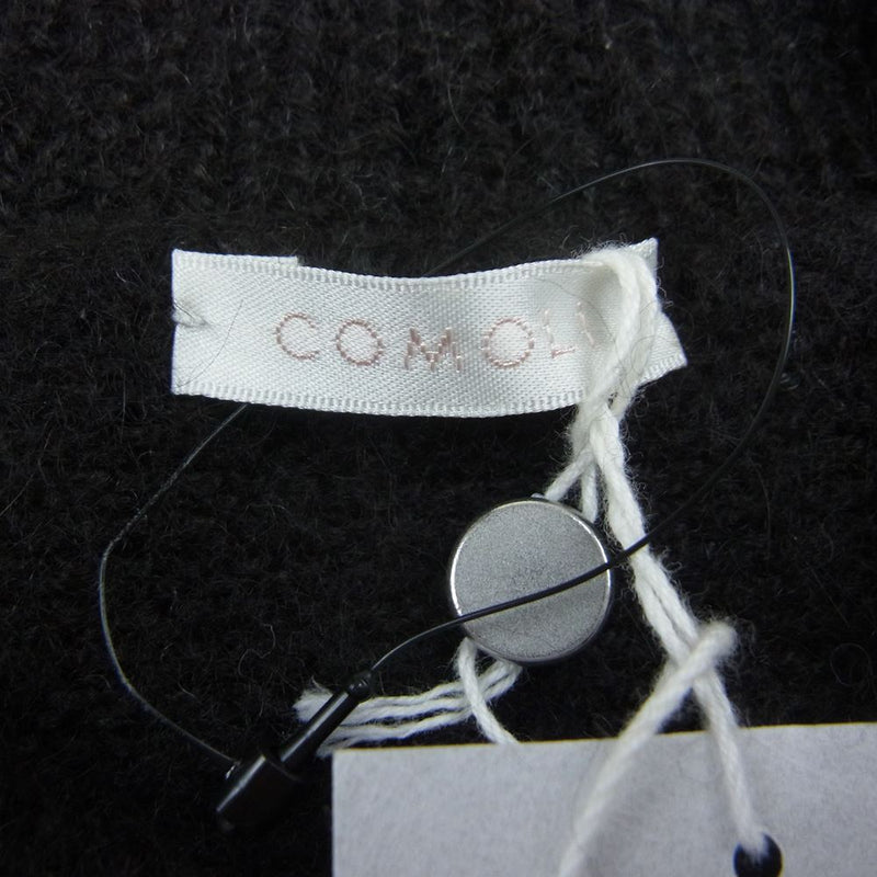 COMOLI コモリ 21AW U03-06001 ブラックアルパカ クルーネックニット セーター ブラック系 F【中古】