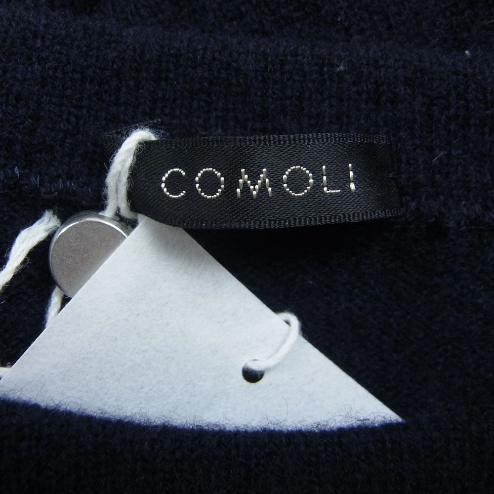 COMOLI コモリ 21AW U03-06005 コモリニット カシミヤセーター ダークネイビー系 F【中古】