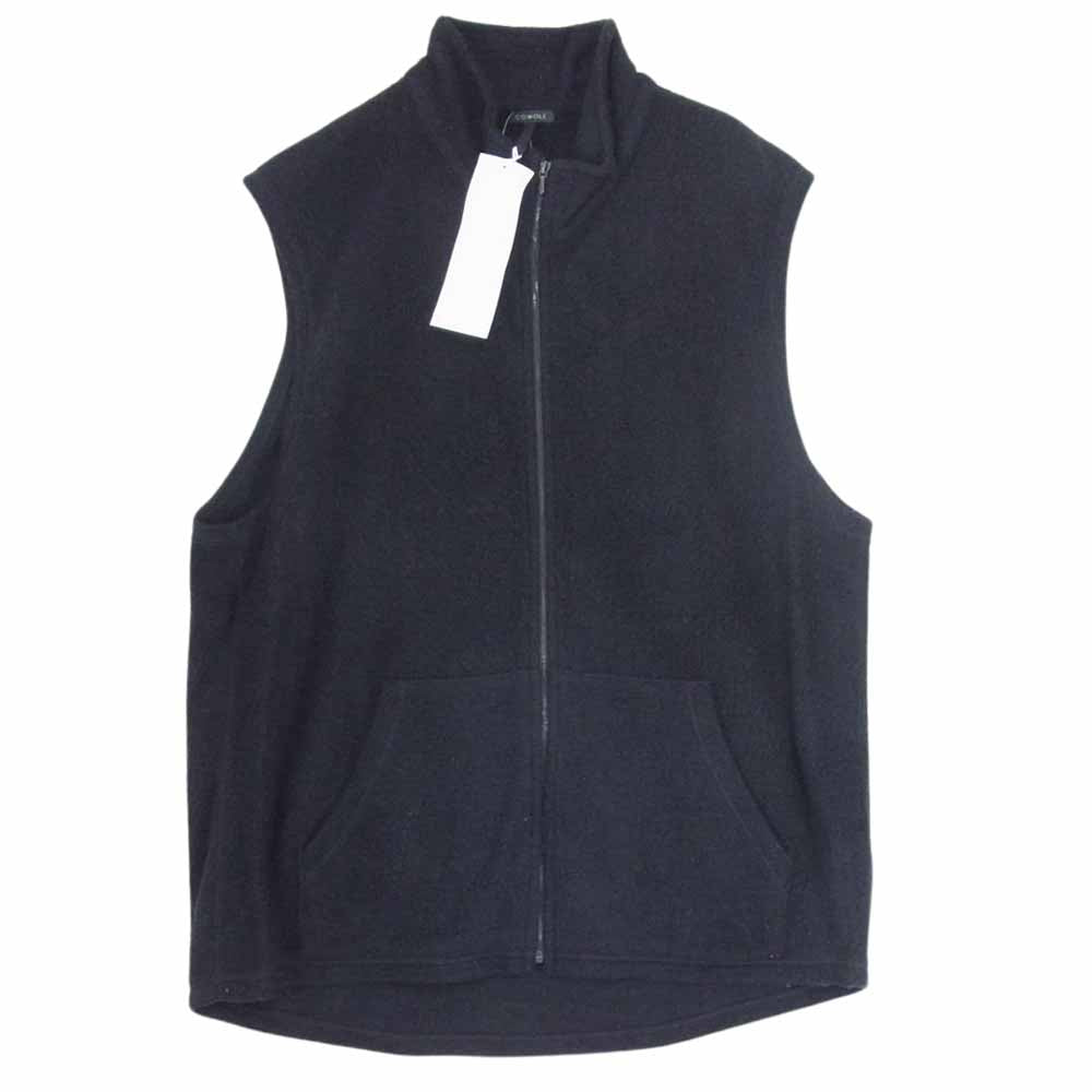 COMOLI コモリ 21AW U03-05011 シルク フリース ベスト ネイビー系 3【中古】