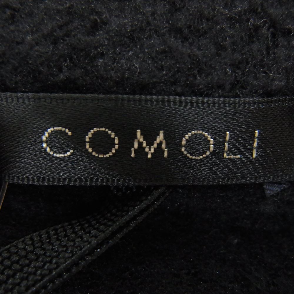 COMOLI コモリ 21AW U03-05011 シルク フリース ベスト ネイビー系 3【中古】