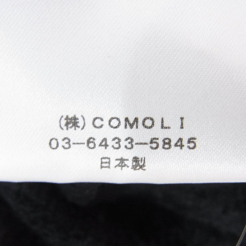 COMOLI コモリ 21AW U03-05011 シルク フリース ベスト ネイビー系 3【中古】