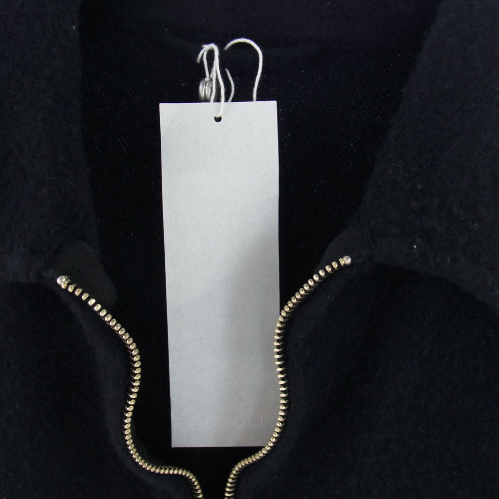 COMOLI コモリ 22AW W03-01009  縮絨ウールジップショートジャケット NAVY ネイビー ネイビー系 3【中古】