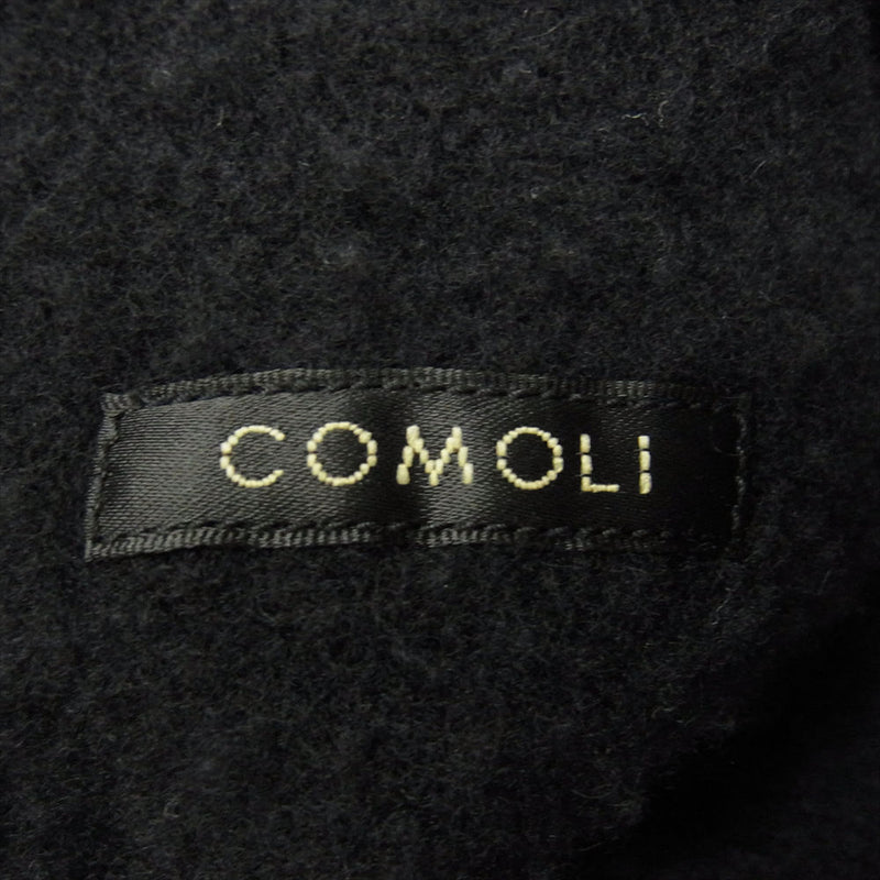 COMOLI コモリ 22AW W03-01009  縮絨ウールジップショートジャケット NAVY ネイビー ネイビー系 3【中古】