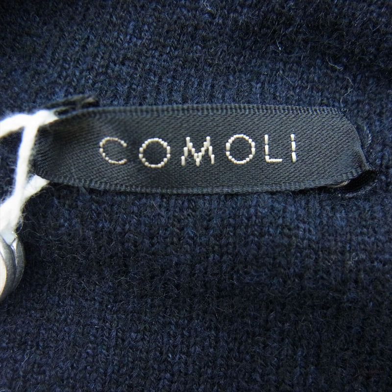 COMOLI 21AW カシミヤ スタンドカラーニットジャケット 3 新品未使用
